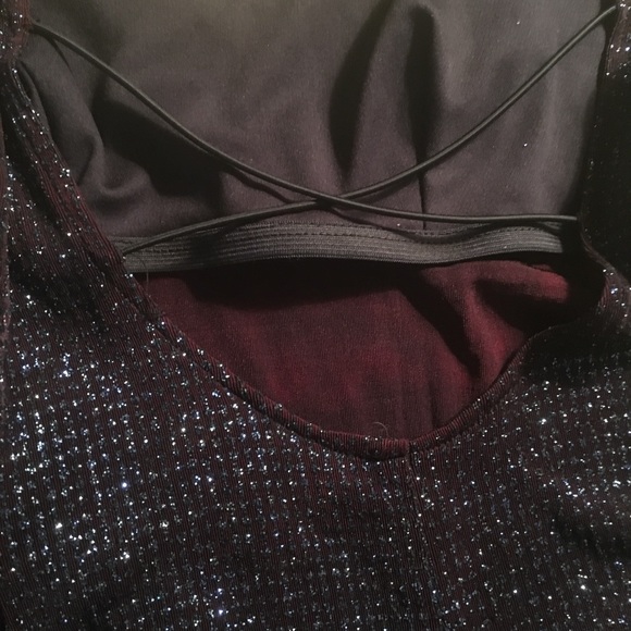 Glittery backless 90s Jodi Kristopher dance dress - Picture 7 of 7